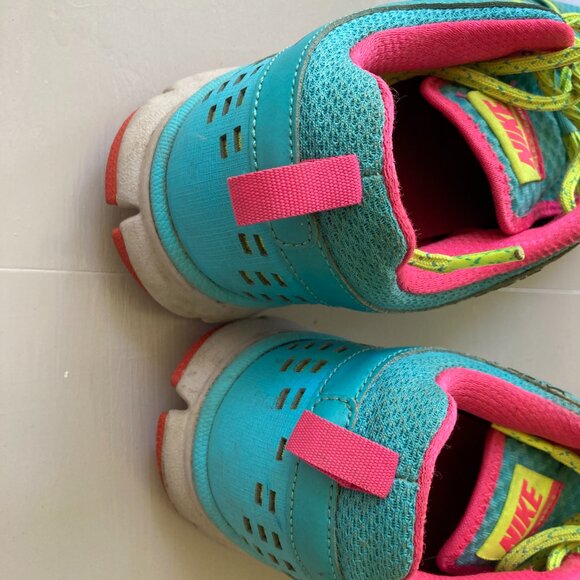 Nike Flex Trail 2  Sz 10 Women Teal/Lime - Picture 5 of 10